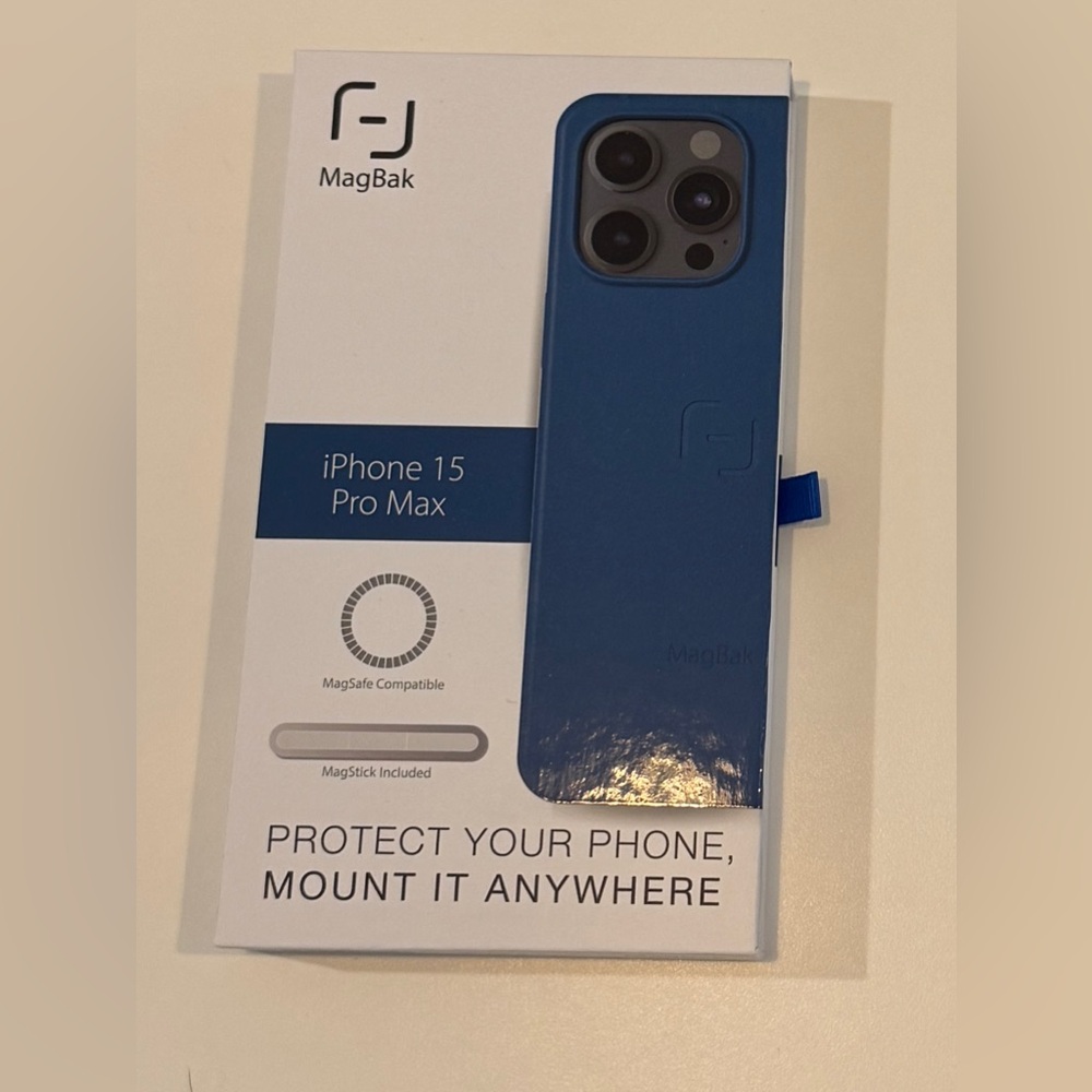 iPhone 15 Pro Max MagBak Case - Blue